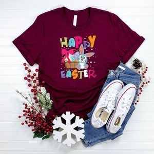 Happy Easter Shirt, Easter Shirt, Cute Easter Shirt, Easter Bunny Shirt